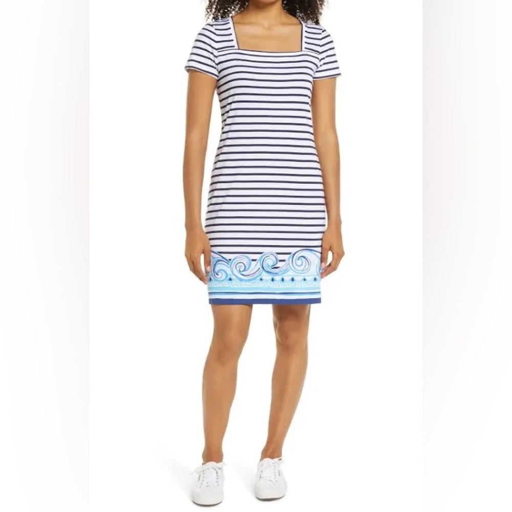 Lilly Pulitzer True Navy Striped Rexa Dress